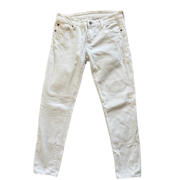 Ralph Lauren Denim & Supply Morgan Crop Skinny Jeans White Size 27 - Picture 2 of 14